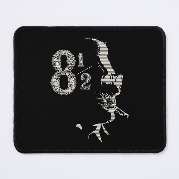 Item preview, Fellini 8 y medio Cine italiano blanco designed and sold by LapinMagnetik.