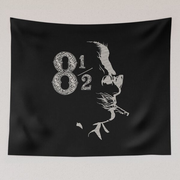 Item preview, Fellini 8 and a Half Italian cinema white designed and sold by LapinMagnetik.