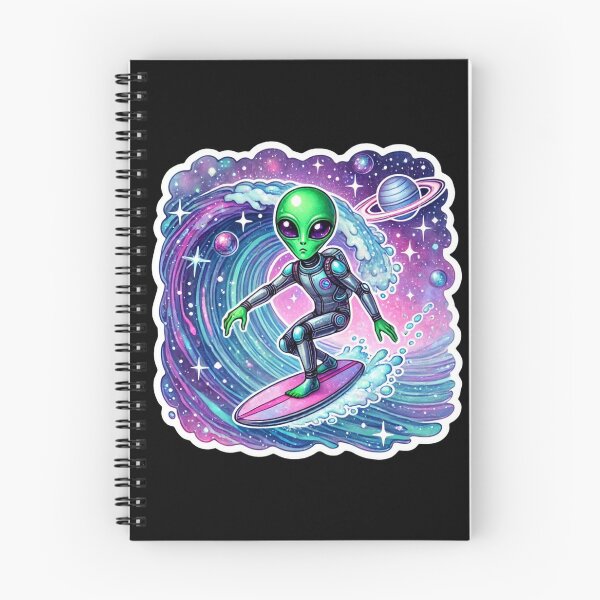 Item preview, alien surfing designed and sold by EuropeanPrints.