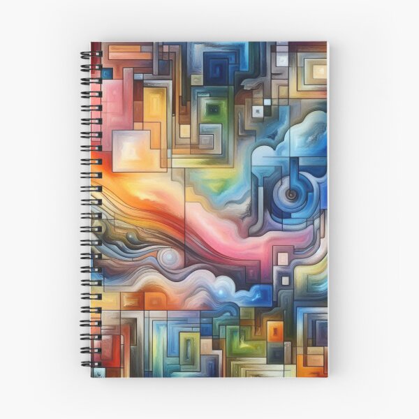 Item preview, Abstract Squares Multicolor designed and sold by kharatsuchita.