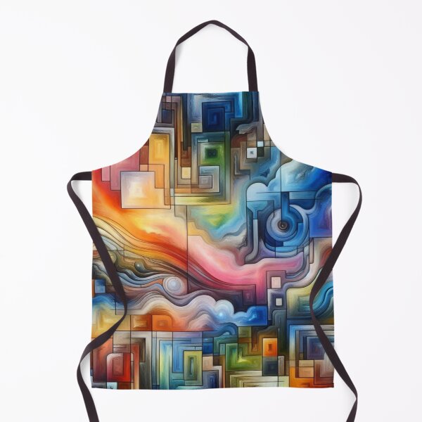 Item preview, Abstract Squares Multicolor designed and sold by kharatsuchita.