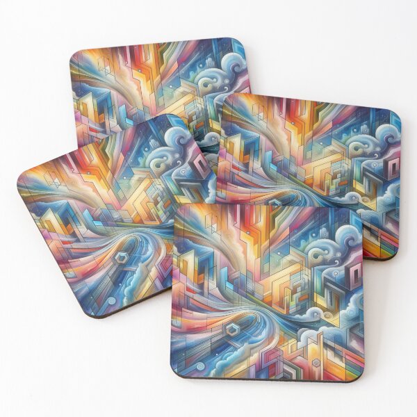 Item preview, Multicolor Abstract  designed and sold by kharatsuchita.