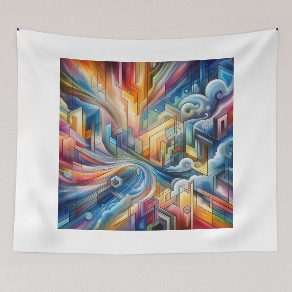 Item preview, Multicolor Abstract  designed and sold by kharatsuchita.