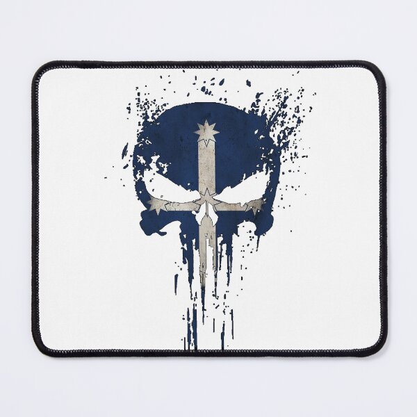 Item preview, Punisher Skull Eureka Stockade Hanging Flag Design designed and sold by WarriorPeons.