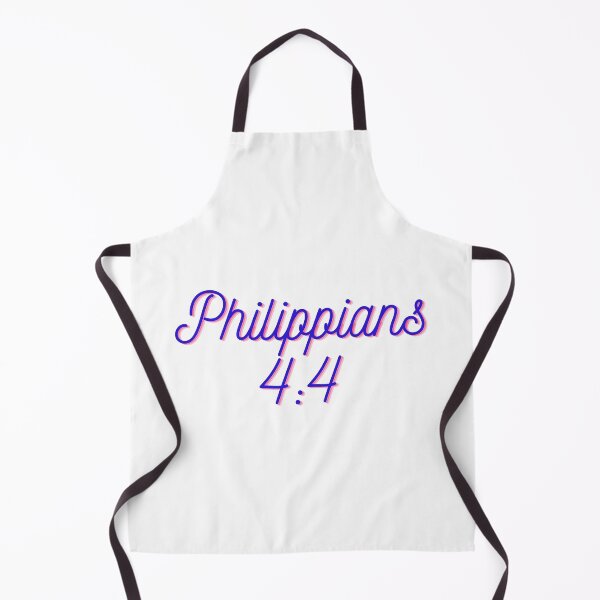 Item preview, Philippians 4:4 Blue Text designed and sold by Julie Leisure Gardening.
