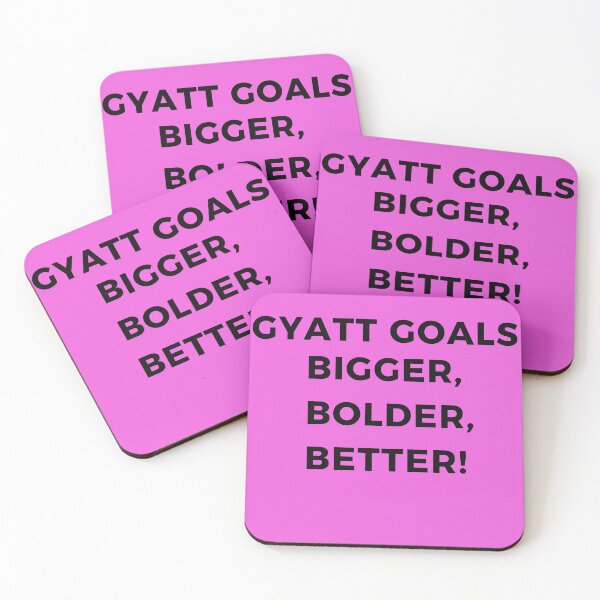 Item preview, GYATT Goals, Bigger, Bolder, Better! designed and sold by ArtofMac.