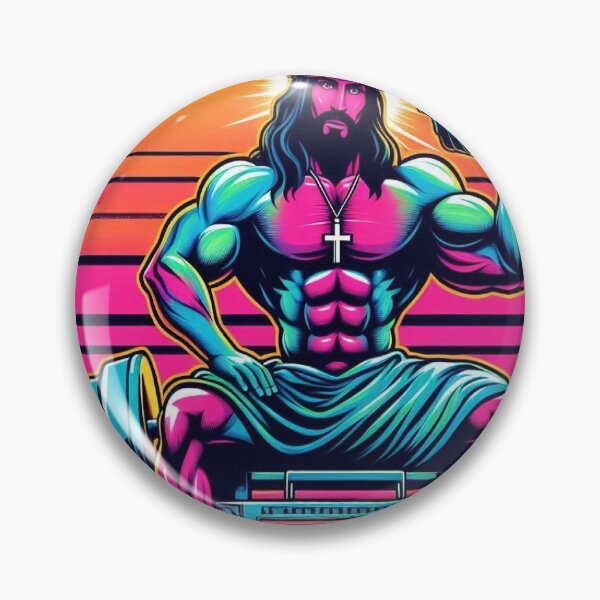 Item preview, Jesus, 80s, Muscles, 80's music, boom box, retro, retro Jesus, Christian, stars designed and sold by tshirtart2024.
