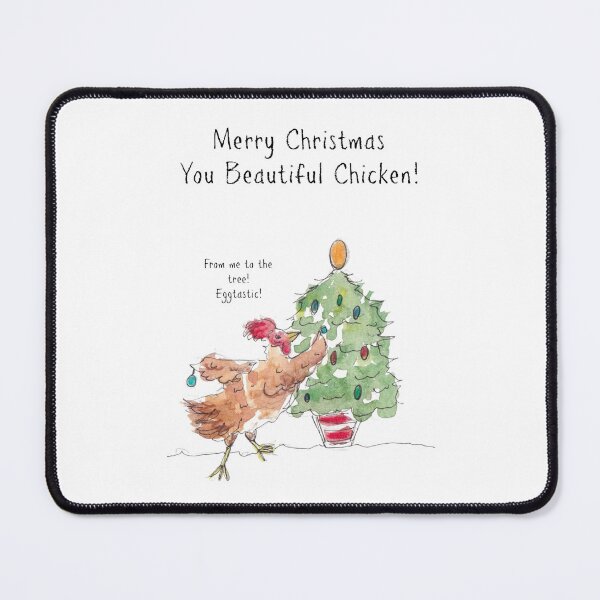 Item preview, Merry Christmas, Beautiful Chickens! designed and sold by Jen Payne.