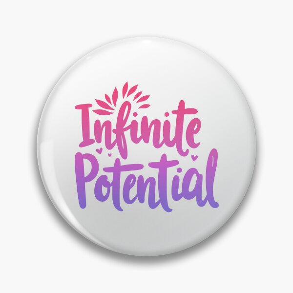 Item preview, Infinite Potential Inspirational Quote designed and sold by ThreeftlyPicks.