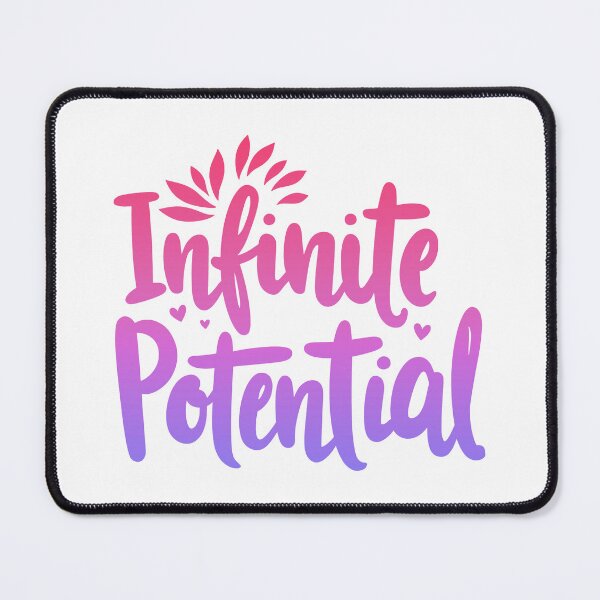 Item preview, Infinite Potential Inspirational Quote designed and sold by ThreeftlyPicks.