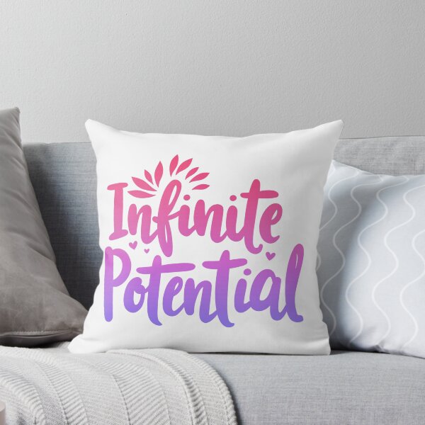 Item preview, Infinite Potential Inspirational Quote designed and sold by ThreeftlyPicks.