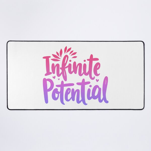 Item preview, Infinite Potential Inspirational Quote designed and sold by ThreeftlyPicks.