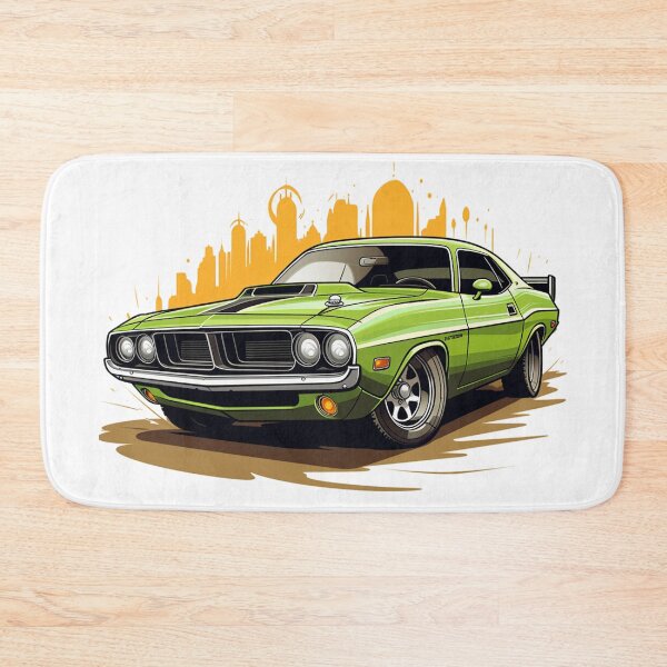Item preview, Green Muscle Car designed and sold by Printinkverse.