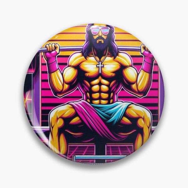 Item preview, Jesus, 80s, Muscles, 80's music, boom box, retro, retro Jesus, Christian, cool designed and sold by tshirtart2024.