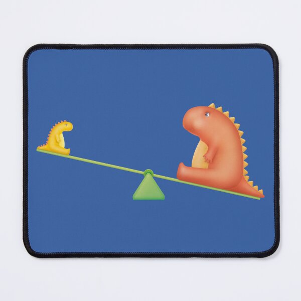 Item preview, dinosaurs playing seesaw designed and sold by KasTanDesign.