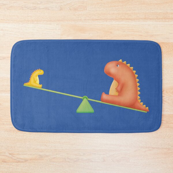 Item preview, dinosaurs playing seesaw designed and sold by KasTanDesign.