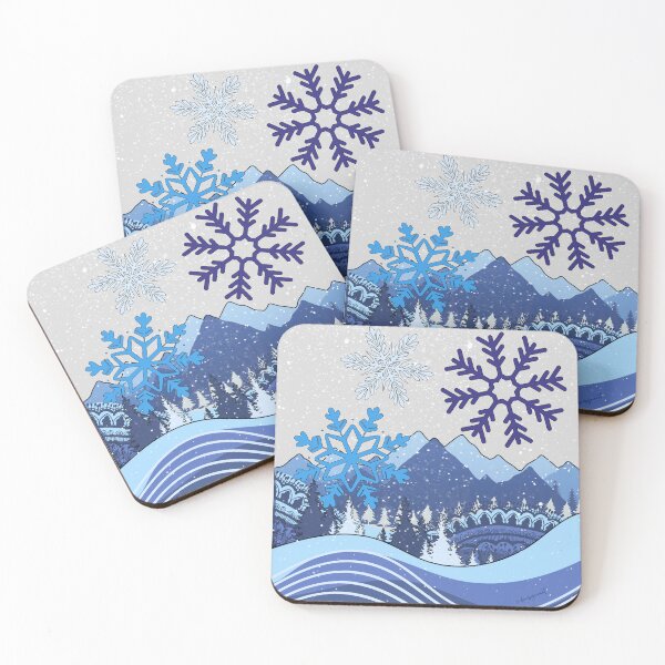 Item preview, Winter Wonderland Abstract designed and sold by donebyreena.