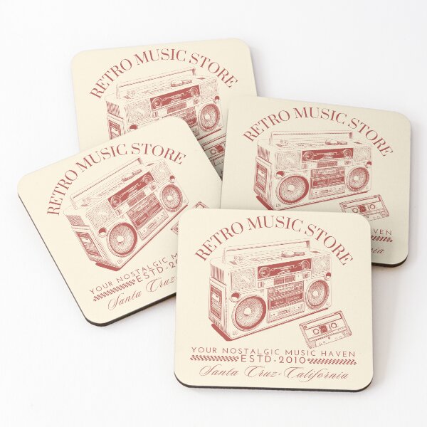 Item preview, Retro music store designed and sold by Peerless-Prime.