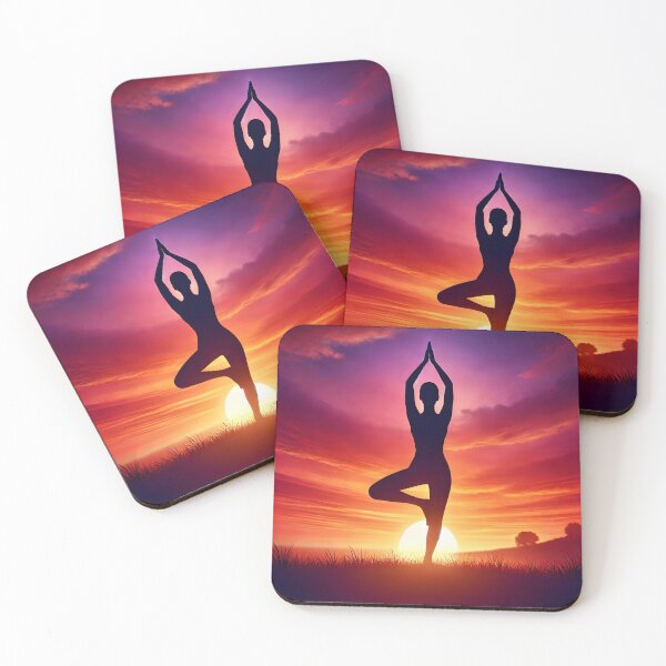 Item preview, Yoga at sunset designed and sold by Rocklights.