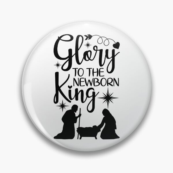 Item preview, Glory to the Newborn King designed and sold by simplydesignart.