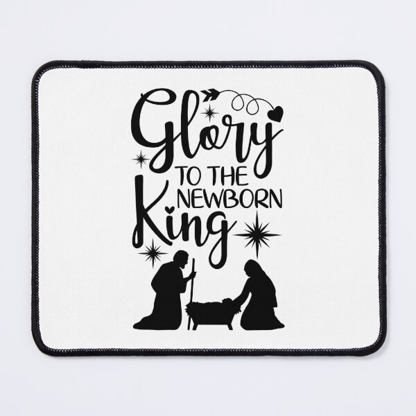 Item preview, Glory to the Newborn King designed and sold by simplydesignart.