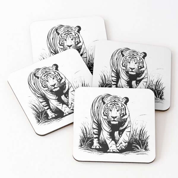Item preview, Bengal Tiger Indian Asian Wild Animal Big Cat Apex designed and sold by inkoutninja.