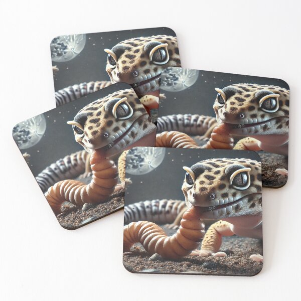 Item preview, Leopard Gecko Night Hunt – Realistic Nocturnal Mealworm designed and sold by NocturnalNook.