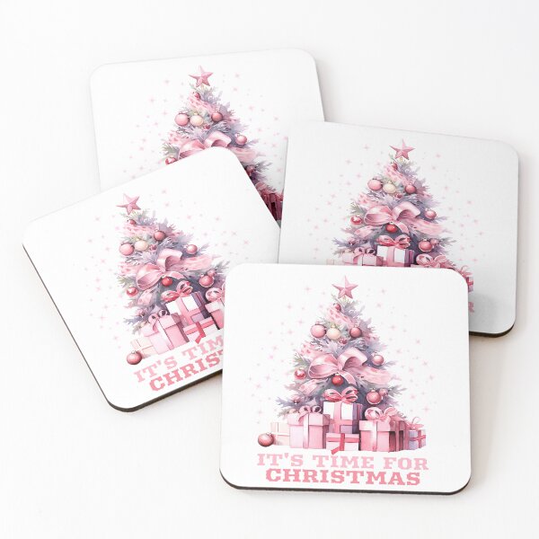 Item preview, Coquette Pink Christmas Design – Soft and Romantic Holiday Aesthetic designed and sold by Ksuss.