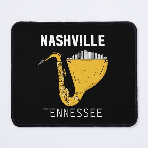 Item preview, Nashville Tennessee Souvenir Saxophone Jazz Music City designed and sold by DSWShirts.