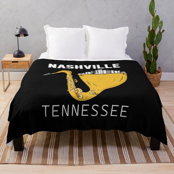Item preview, Nashville Tennessee Souvenir Saxophone Jazz Music City designed and sold by DSWShirts.