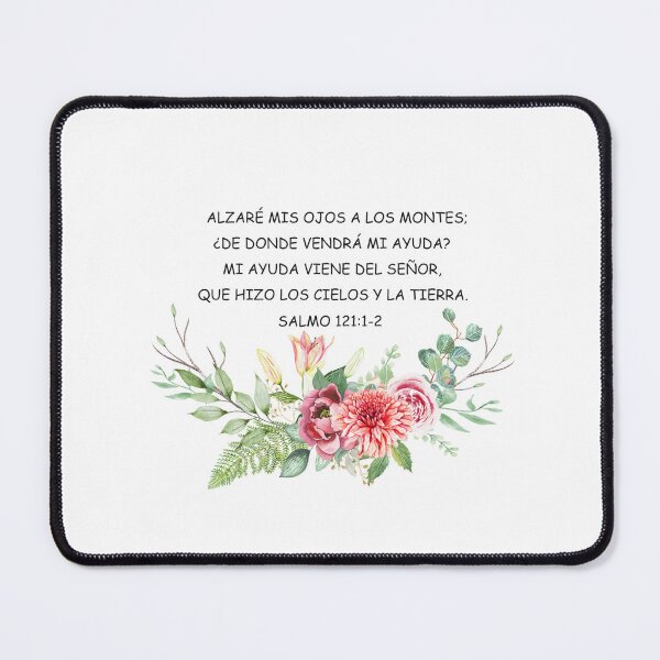 Item preview, Salmos 121 1 2, Spanish bible verse, Alzare mis ojos designed and sold by latiendadearyam.