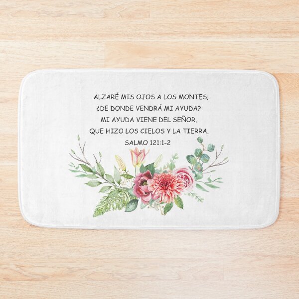 Item preview, Salmos 121 1 2, Spanish bible verse, Alzare mis ojos designed and sold by latiendadearyam.