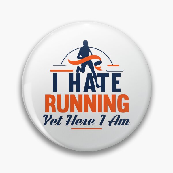 Item preview, I Hate Running Yet Here I Am designed and sold by ChemicalXShop.
