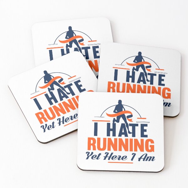 Item preview, I Hate Running Yet Here I Am designed and sold by ChemicalXShop.