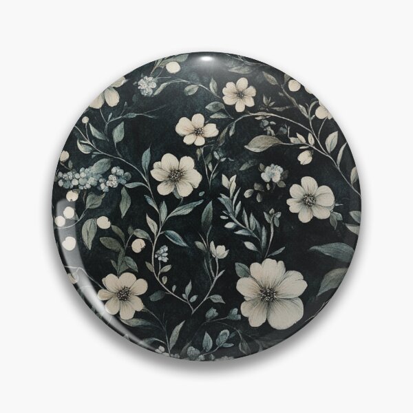 Item preview, Dark Vintage Watercolor Midnight Floral designed and sold by GrinGalore.