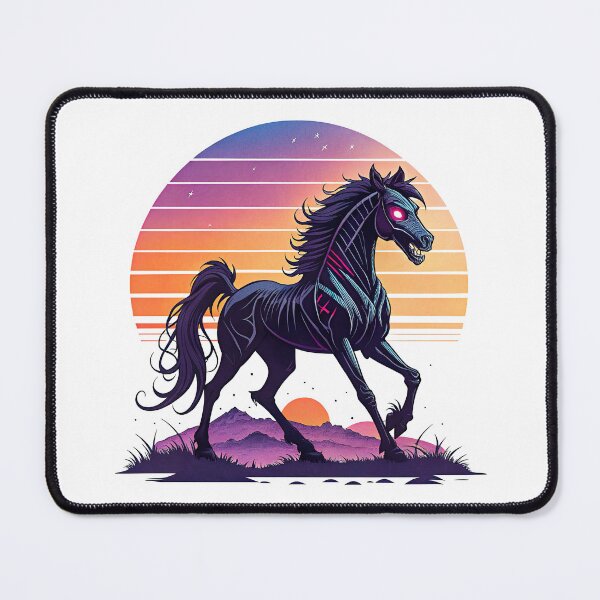 Item preview, Venom Horse Art, Retro Sunset designed and sold by graphic-genie.