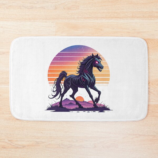 Item preview, Venom Horse Art, Retro Sunset designed and sold by graphic-genie.