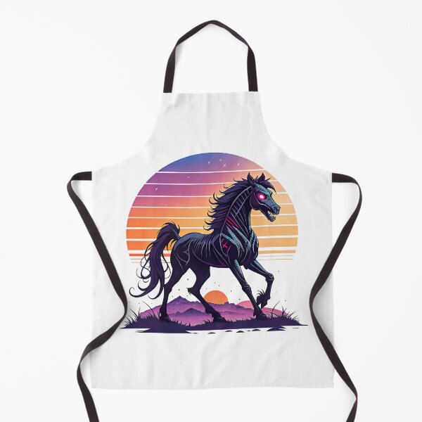 Item preview, Venom Horse Art, Retro Sunset designed and sold by graphic-genie.