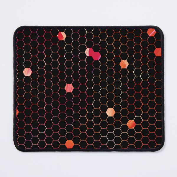 Item preview, Black Hexagonal Honeycomb Pattern designed and sold by PosterDevilCo.