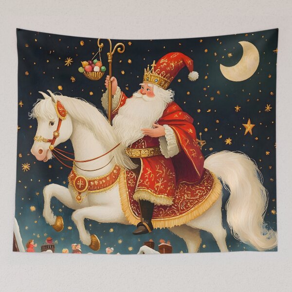 Item preview, Sinterklaas Rooftop Magic designed and sold by AI-Only Creations.