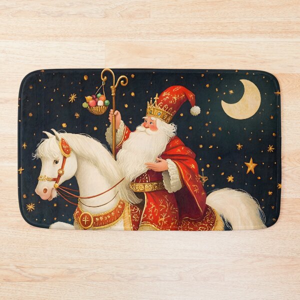 Item preview, Sinterklaas Rooftop Magic designed and sold by AI-Only Creations.