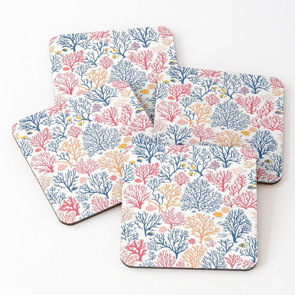 Item preview, Simple Coral reefs and underwater plants designed and sold by mind-coloring.