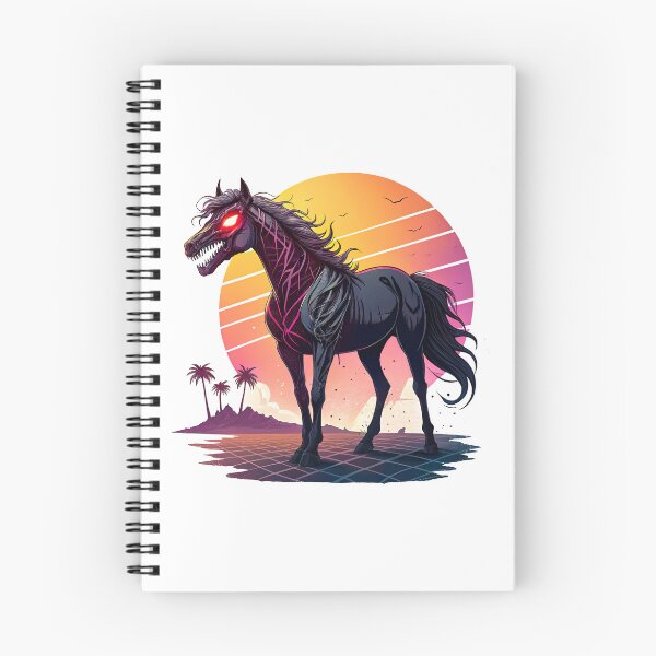 Item preview, Venom Horse Art, Retro Sunset designed and sold by graphic-genie.