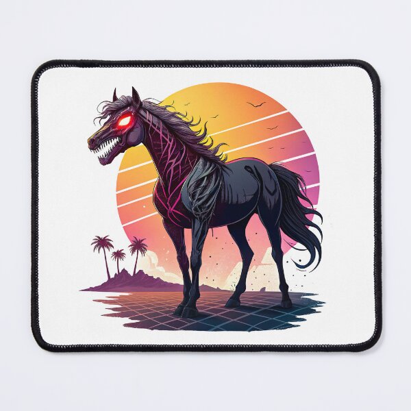Item preview, Venom Horse Art, Retro Sunset designed and sold by graphic-genie.