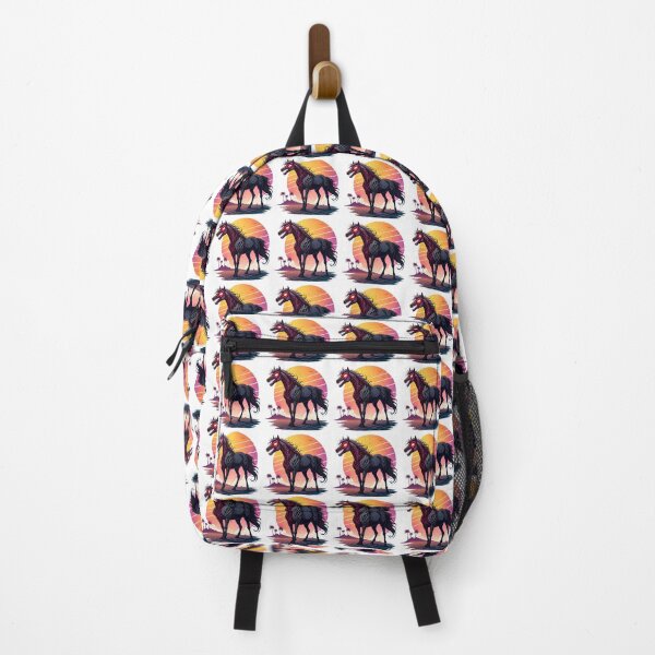 Item preview, Venom Horse Art, Retro Sunset designed and sold by graphic-genie.