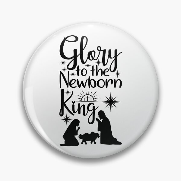Item preview, Glory to the Newborn King designed and sold by simplydesignart.