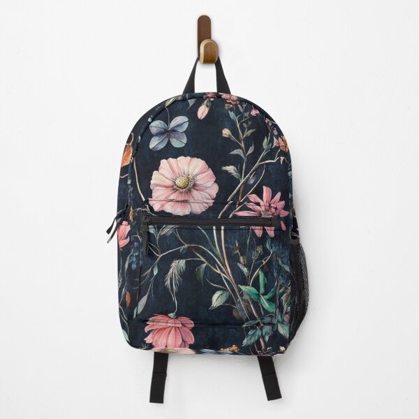 Item preview, Dark Vintage Watercolor Midnight Flowers designed and sold by GrinGalore.