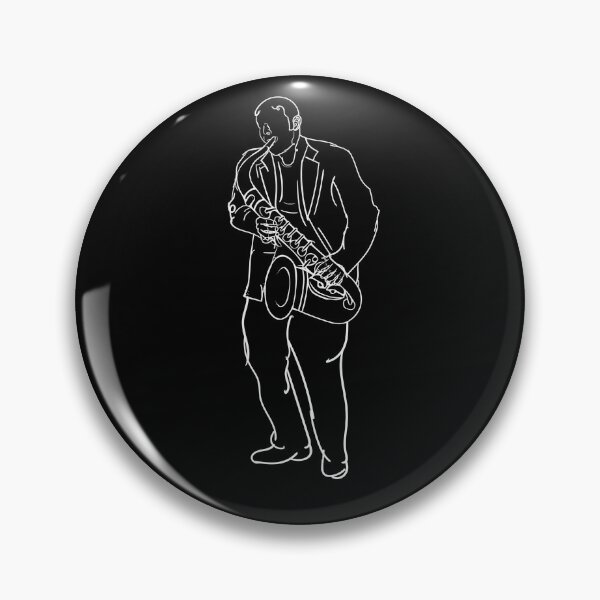 Item preview, Saxophone Player Silhouette Jazz Music Saxophonist designed and sold by DSWShirts.