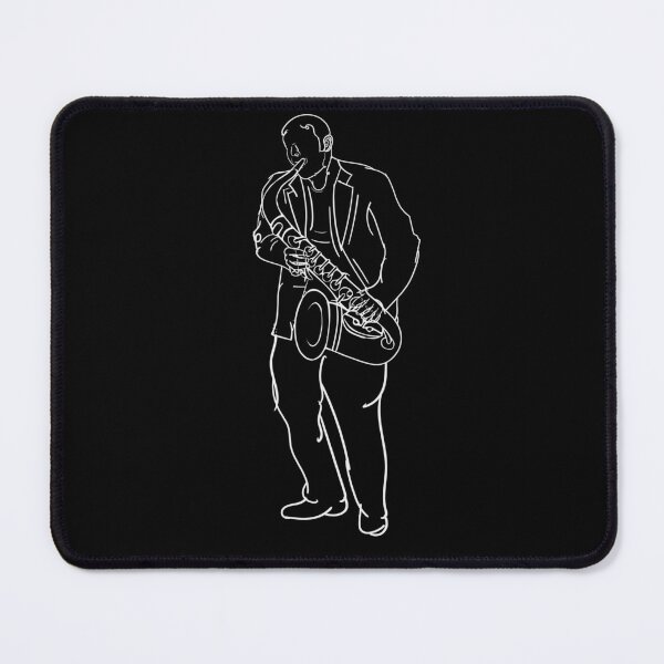 Item preview, Saxophone Player Silhouette Jazz Music Saxophonist designed and sold by DSWShirts.