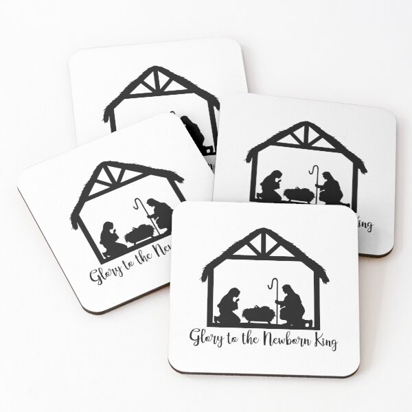 Item preview, Glory to the Newborn King designed and sold by simplydesignart.